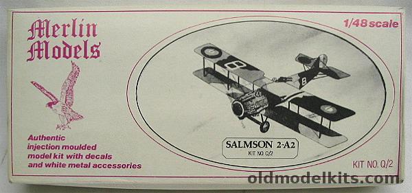 Merlin Models 1/48 Salmson 2-A2, Q2 plastic model kit